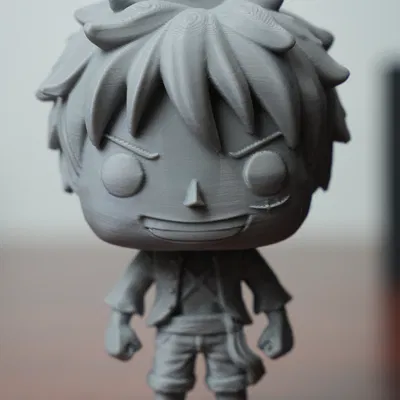 Monkey D. Luffy - One Piece (anime) - 2 phiên bản