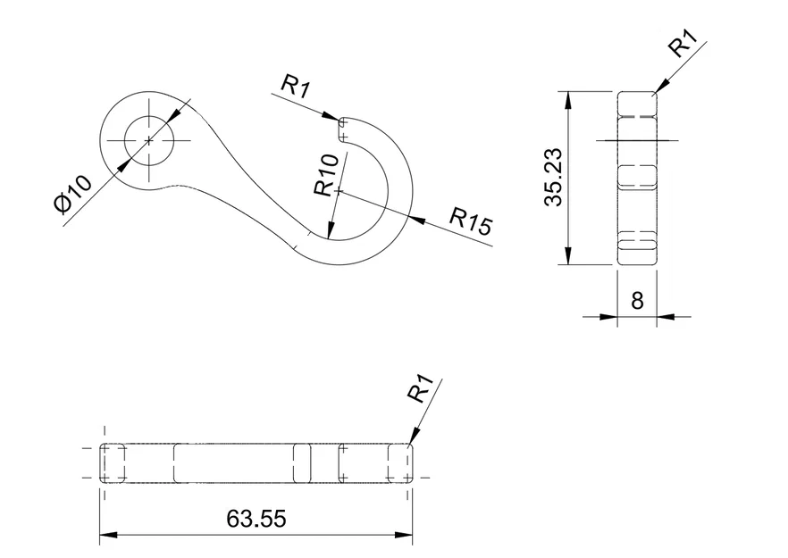 Móc Treo Dù Che Nắng Đơn Giản (Simple Shade Umbrella Hook) - Image 1