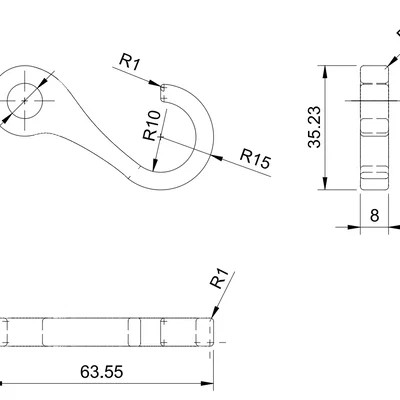 Móc Treo Dù Che Nắng Đơn Giản (Simple Shade Umbrella Hook)