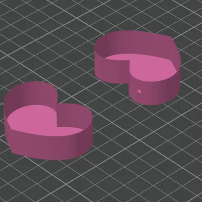 Khuôn làm xà phòng/nến hình trái tim