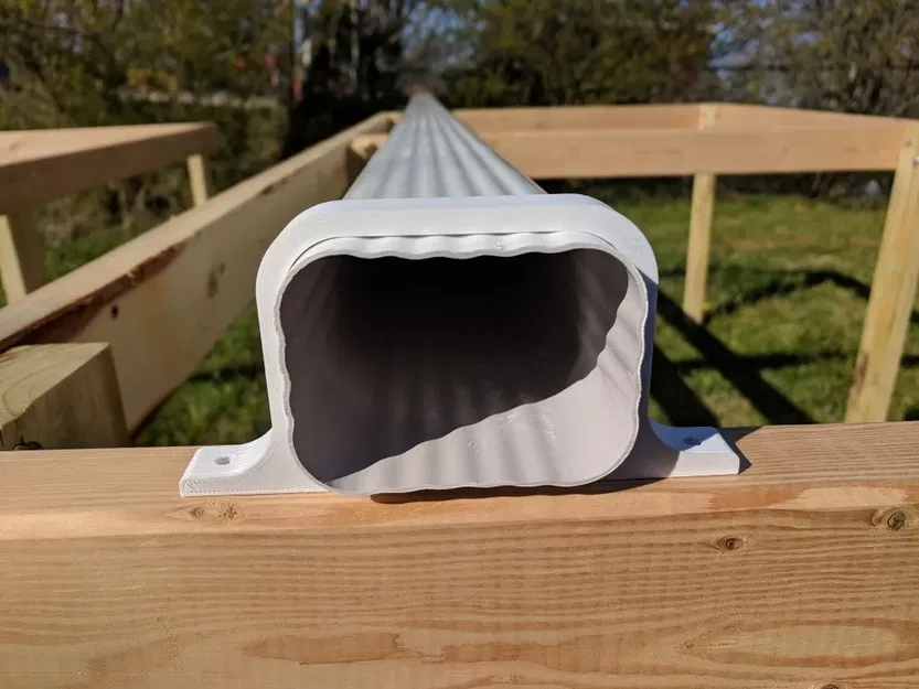 Giá đỡ ngang downspout cho hệ thủy canh NFT 4x3 - Image 1