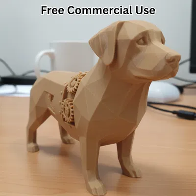 Tượng Chó Steampunk