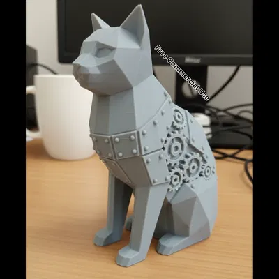 Tượng Mèo Steampunk