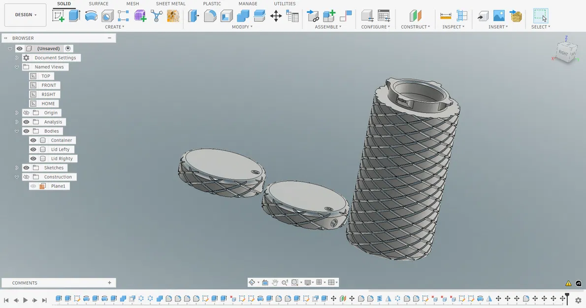 Hộp đựng nắp snap đóng mở (có bản vặn phải và vặn trái) - Image 4