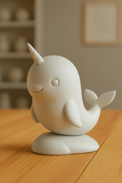 Mô hình Narwhal (Kỳ lân biển) - Image 1