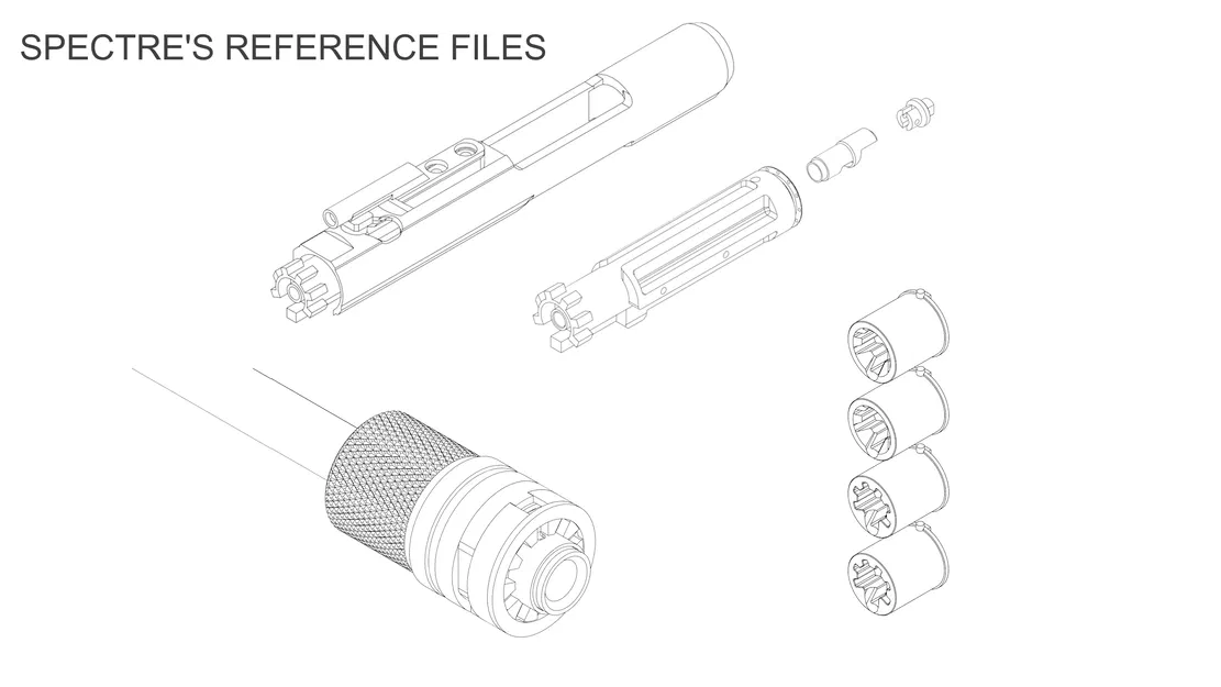 Bộ File Tham Khảo VFC M4/MCX của Spectre - Image 1
