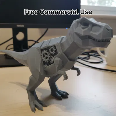 Tượng T-Rex Steampunk