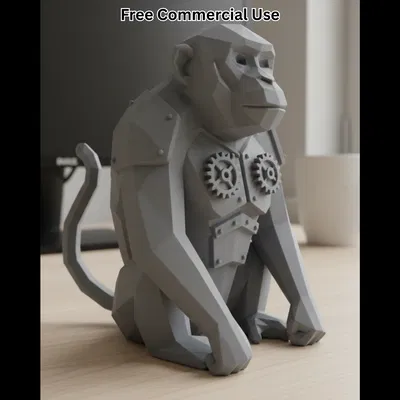 Tượng Khỉ Steampunk