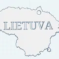 Móc khóa Lithuania - Thumbnail 1