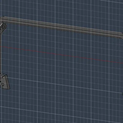 Khung đỡ kính chắn gió Axial SCX10.3 CJ7 (Windshield Frame)