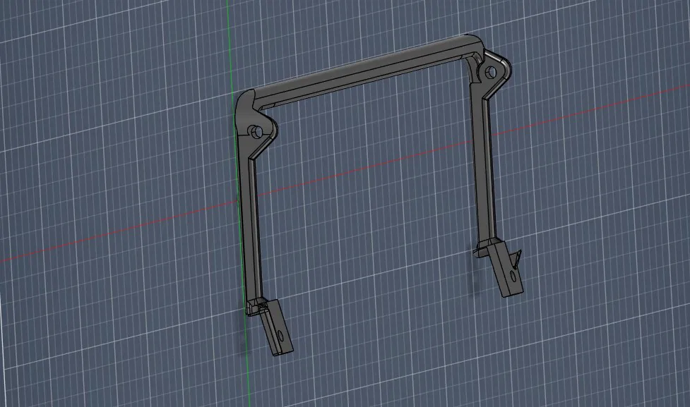 Khung đỡ kính chắn gió Axial SCX10.3 CJ7 (Windshield Frame) - Image 2