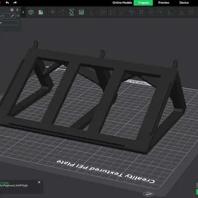 Pegboard Shelf Modified – Kệ pegboard đã chỉnh sửa