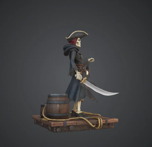 Thuyền Trưởng Hải Tặc Undead Dạng Xương – Buccaneer Bị Nguyền Rủa - Image 2