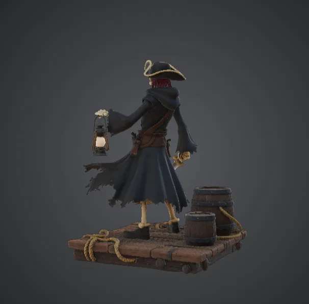 Thuyền Trưởng Hải Tặc Undead Dạng Xương – Buccaneer Bị Nguyền Rủa - Image 3