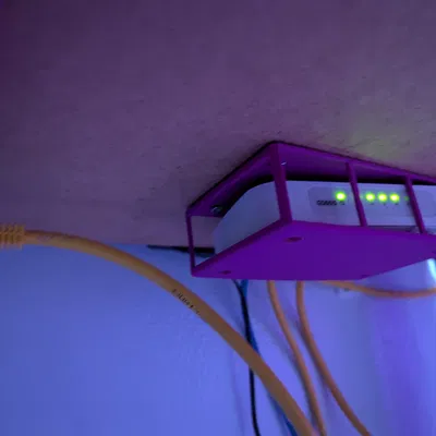 Giá Treo Switch Mạng 5 Cổng Dưới Bàn (Under-Table Network Switch Mount)