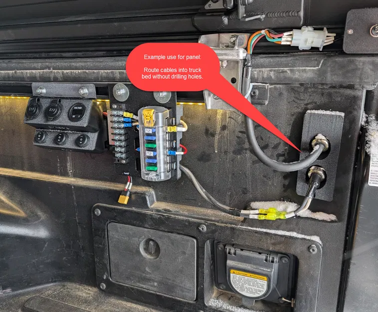 Tấm Panel Đèn Thùng Xe Tacoma (Tacoma Bed Light Panel) - Image 8