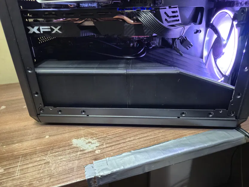 Nắp che PSU nam châm cho CoolerMaster Q300L/V2 - Image 2