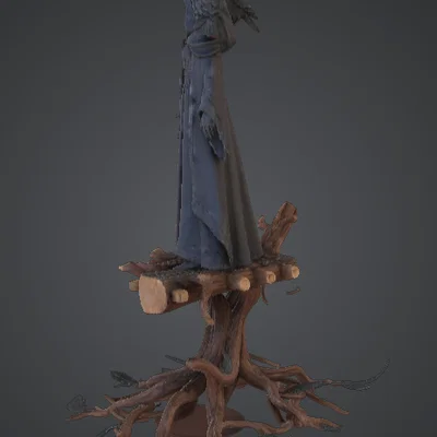 Phù Thủy Quạ Trên Rễ Cây Xoắn – Nữ Pháp Sư Rừng U Tối