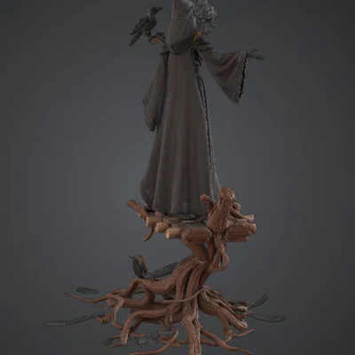 Phù Thủy Quạ Trên Rễ Cây Xoắn – Nữ Pháp Sư Rừng U Tối