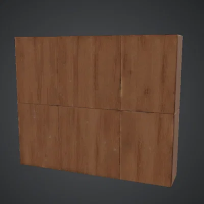 Tường Kệ Sách Gỗ Modular kèm Sách & Cuộn Giấy – Bối Cảnh Thư Viện