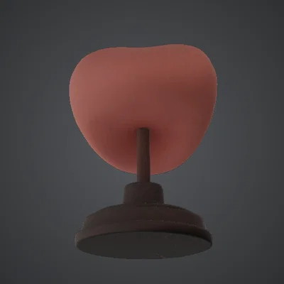 Mô hình trưng bày tượng bán thân miệng há – Răng & khoang miệng chi tiết