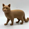 Mèo Đứng Có Thể Sơn (Paintable Standing Cat) - Thumbnail 1