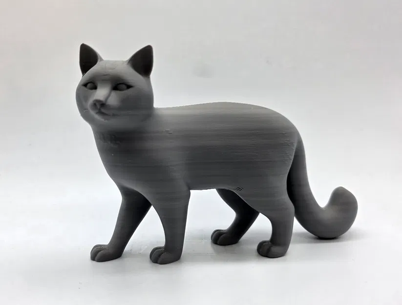 Mèo Đứng Có Thể Sơn (Paintable Standing Cat) - Image 2