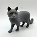 Mèo Đứng Có Thể Sơn (Paintable Standing Cat) - Thumbnail 3