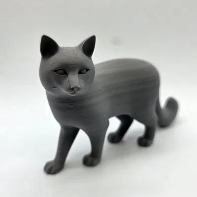 Mèo Đứng Có Thể Sơn (Paintable Standing Cat)