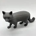 Mèo Đứng Có Thể Sơn (Paintable Standing Cat) - Thumbnail 4