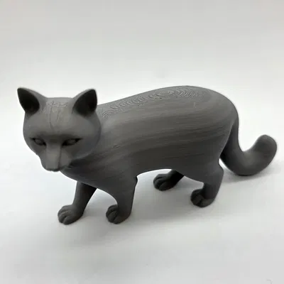 Mèo Đứng Có Thể Sơn (Paintable Standing Cat)