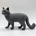 Mèo Đứng Có Thể Sơn (Paintable Standing Cat) - Thumbnail 6