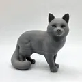 Mèo Đứng - Đuôi Xù (Standing Cat - Fluffy Tail) - Thumbnail 2