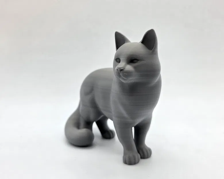 Mèo Đứng - Đuôi Xù (Standing Cat - Fluffy Tail) - Image 3