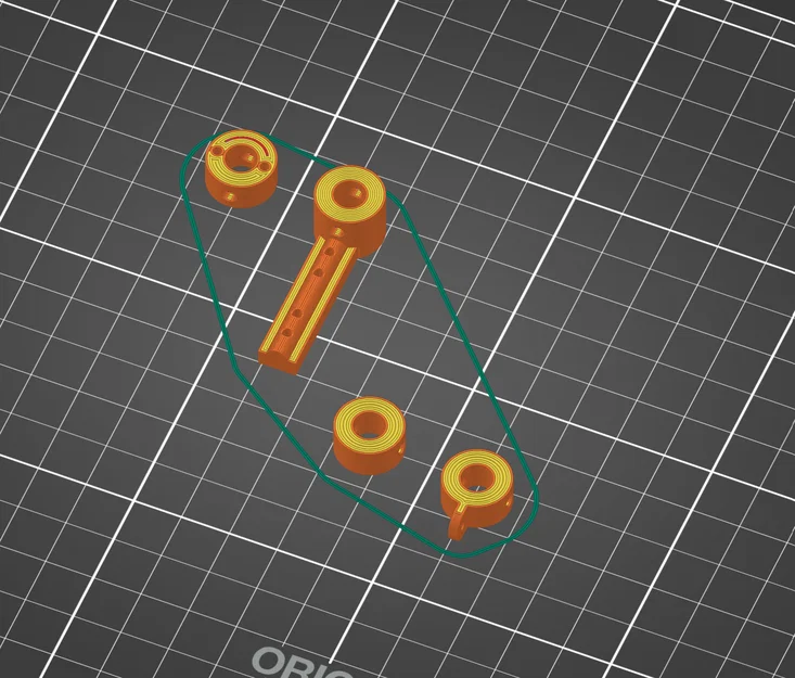 Phụ kiện mast & boom cho thuyền buồm RC T37 (Better T37 RC Sailboat Mast & Boom Fittings) - Image 4