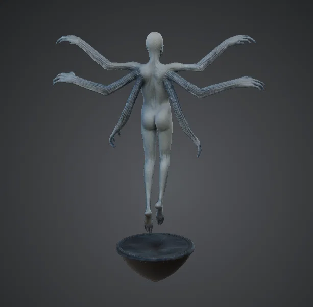 Thực Thể Eldritch Nhiều Tay Lơ Lửng – Mini Dark Fantasy Horror - Image 3