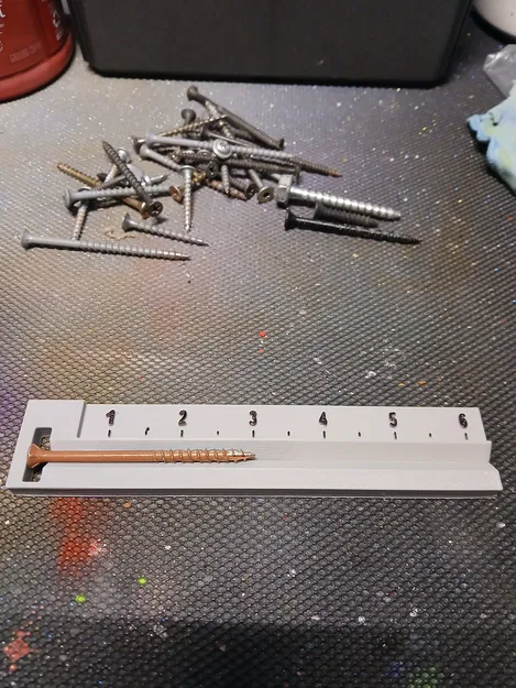 Thước đo phân loại vít và bu lông (Screw and Bolt Ruler) - Image 1