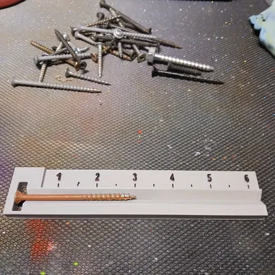 Thước đo phân loại vít và bu lông (Screw and Bolt Ruler)