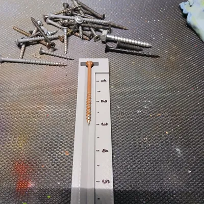 Thước đo phân loại vít và bu lông (Screw and Bolt Ruler)