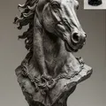 Tượng Bán Thân Đầu Ngựa (Horse Bust #2) - Thumbnail 1