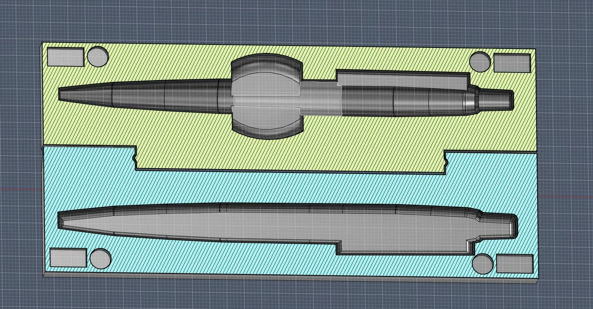 Hộp bút Parker Jotter Print-in-Place nguyên khối, không lắp ráp, nam châm tích hợp - Image 5
