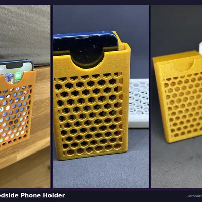 Giá đỡ điện thoại cạnh giường dạng Parametric – tuỳ chỉnh mọi máy & mọi khung giường