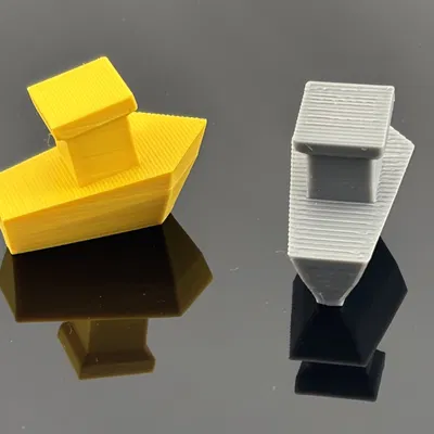 Thuyền Đồ Chơi Mini Low Poly kiểu Benchy Prototype