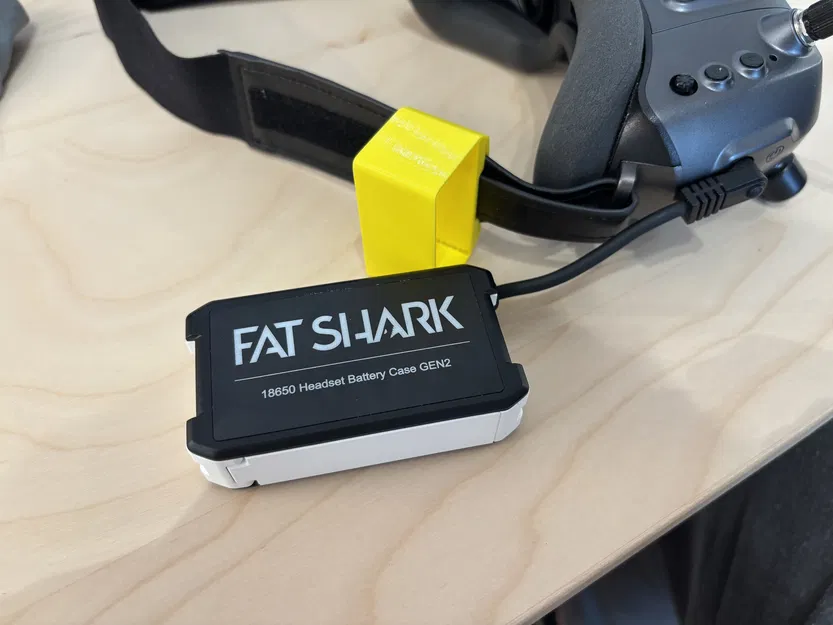 Ngàm gắn hộp pin Fat Shark cho Walksnail Goggles X - Image 3
