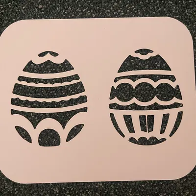 Bộ Mẫu Stencil Lễ Phục Sinh (dùng với mút, cọ hoặc airbrush)