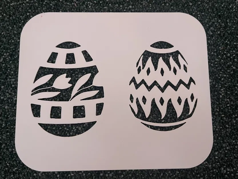 Bộ Mẫu Stencil Lễ Phục Sinh (dùng với mút, cọ hoặc airbrush) - Image 2