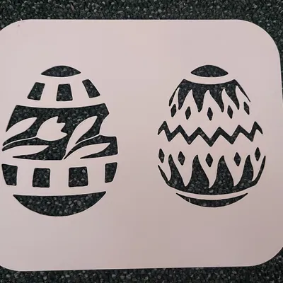 Bộ Mẫu Stencil Lễ Phục Sinh (dùng với mút, cọ hoặc airbrush)