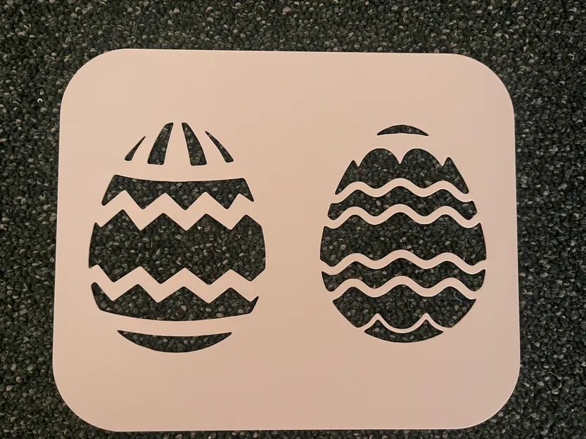 Bộ Mẫu Stencil Lễ Phục Sinh (dùng với mút, cọ hoặc airbrush) - Image 3