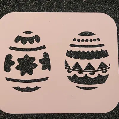 Bộ Mẫu Stencil Lễ Phục Sinh (dùng với mút, cọ hoặc airbrush)