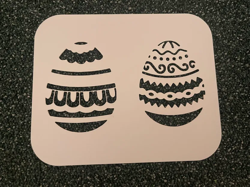 Bộ Mẫu Stencil Lễ Phục Sinh (dùng với mút, cọ hoặc airbrush) - Image 6